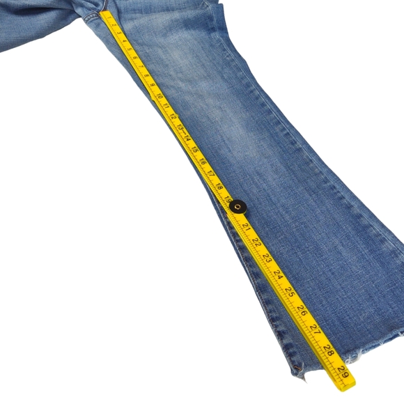 Women's Gap Factory Premium Flare Jeans Size 2/26R Denim Low Rise Bootcut 2012 - Picture 6 of 10